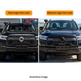 GWM Cannon XSR Front GRILLE Logo Blackout Cover