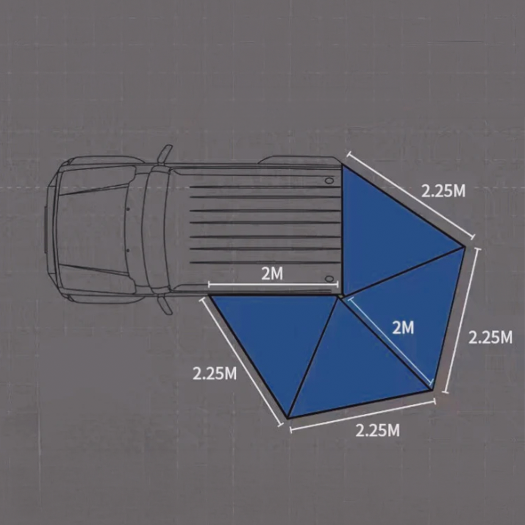 SAVAGE ROGUE 270° FREESTANDING AWNING 2M – ULTIMATE SHELTER FOR ADVENTURERS