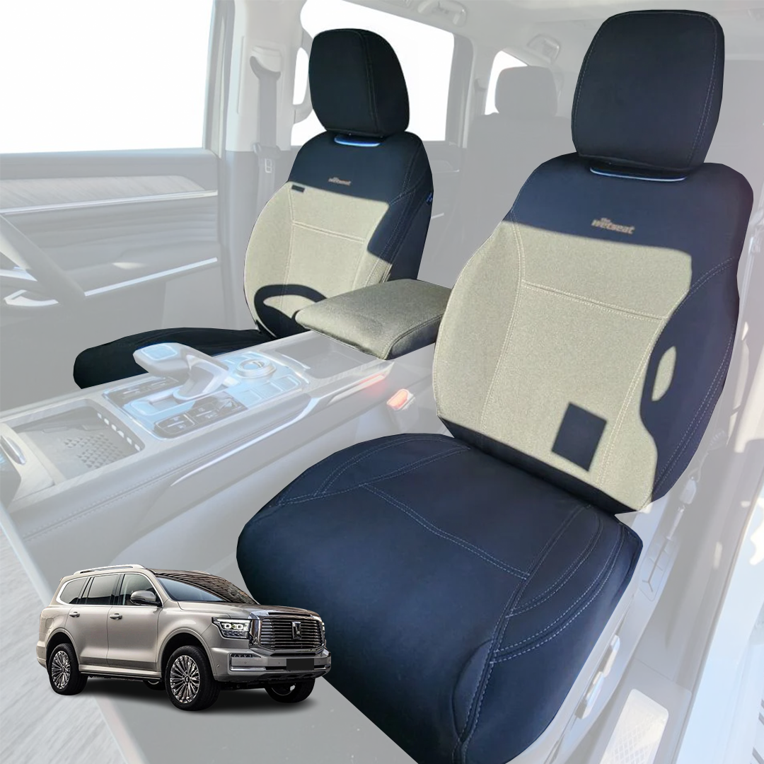 Wetseat Neoprene Seat Covers for GWM Tank 500 – Front & Middle Rows (Australian Made)