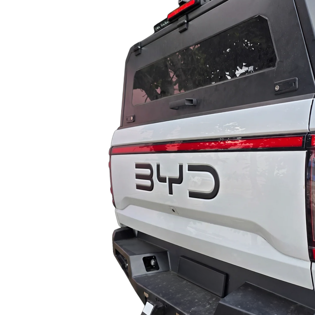 BYD SHARK 6 REAR LOGO BLACKOUT
