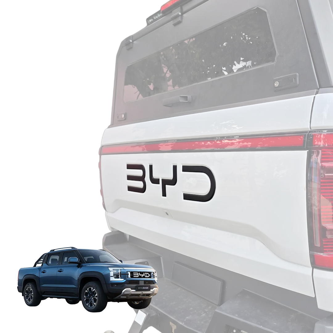 BYD SHARK 6 REAR LOGO BLACKOUT