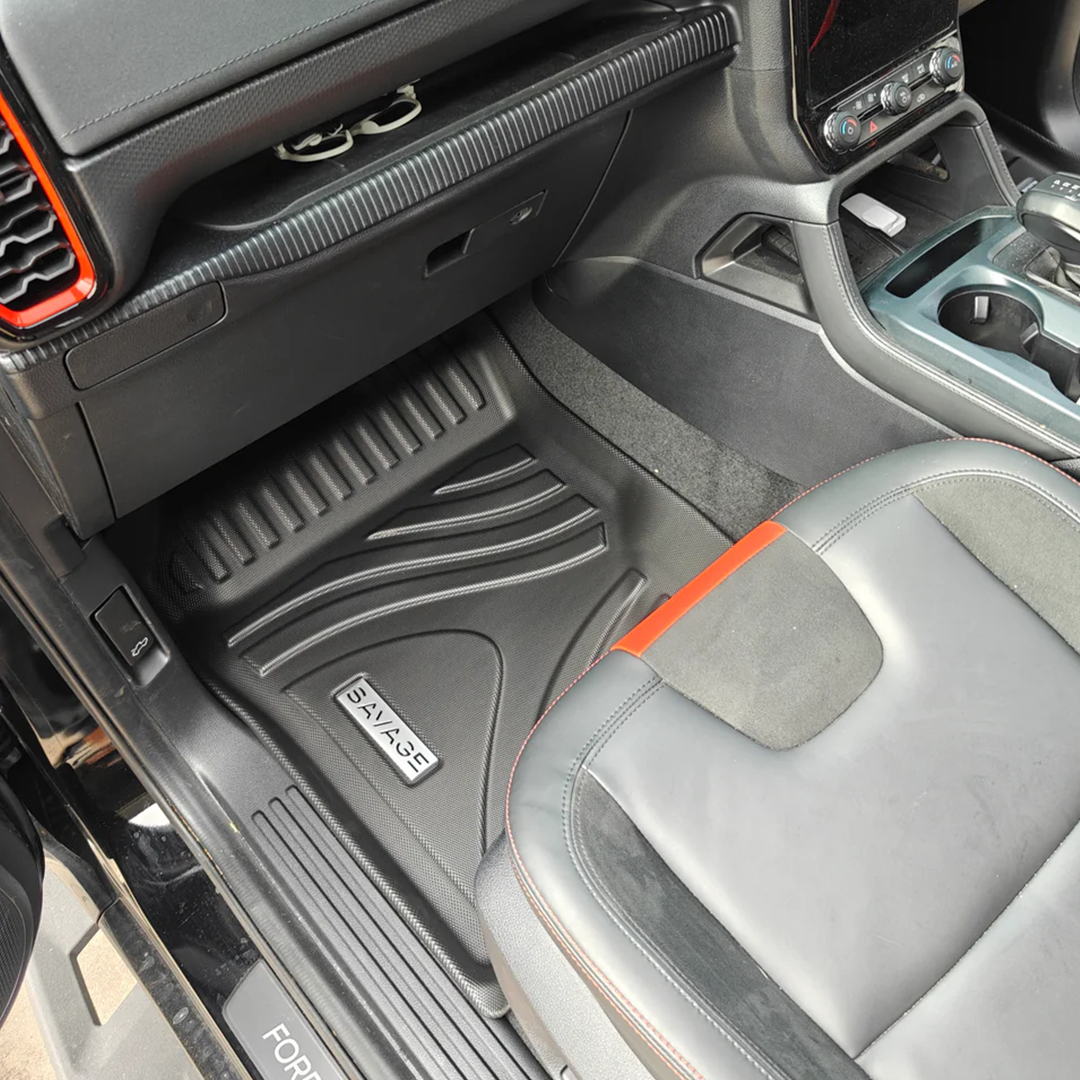 2023+ FORD RANGER NEXT GEN DEEP FLOOR MAT SET 3D MOULDED 3 PIECE