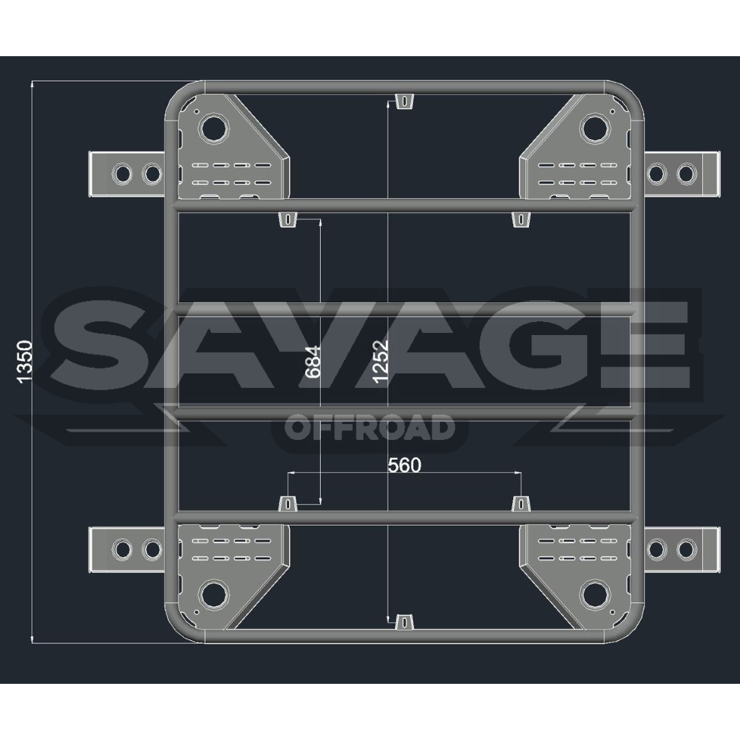 SAVAGE ROLLER SHUTTER TUB RACK