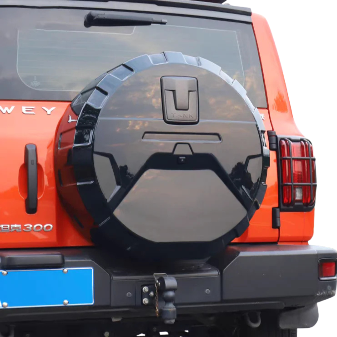 TANK 300 TYRE COVER WITH BLACK LOGO