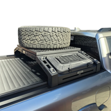 SAVAGE ROGUE TYRE/WHEEL CARRIER RACK WITH STORAGE PLATFORM