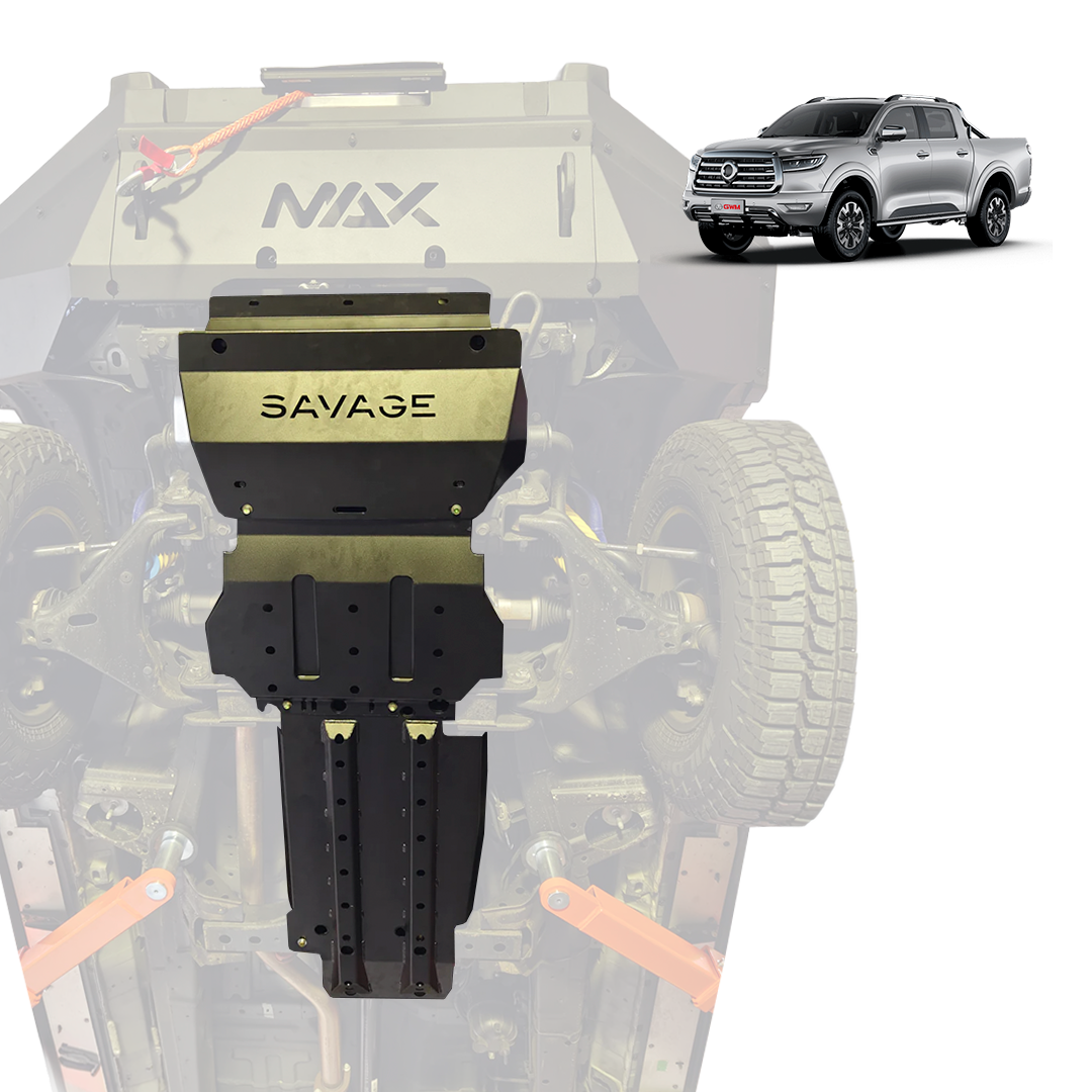 GWM CANNON STAINLESS STEEL SAVAGE UNDERBODY BASH PLATES ( 3 Piece) 2020-2024