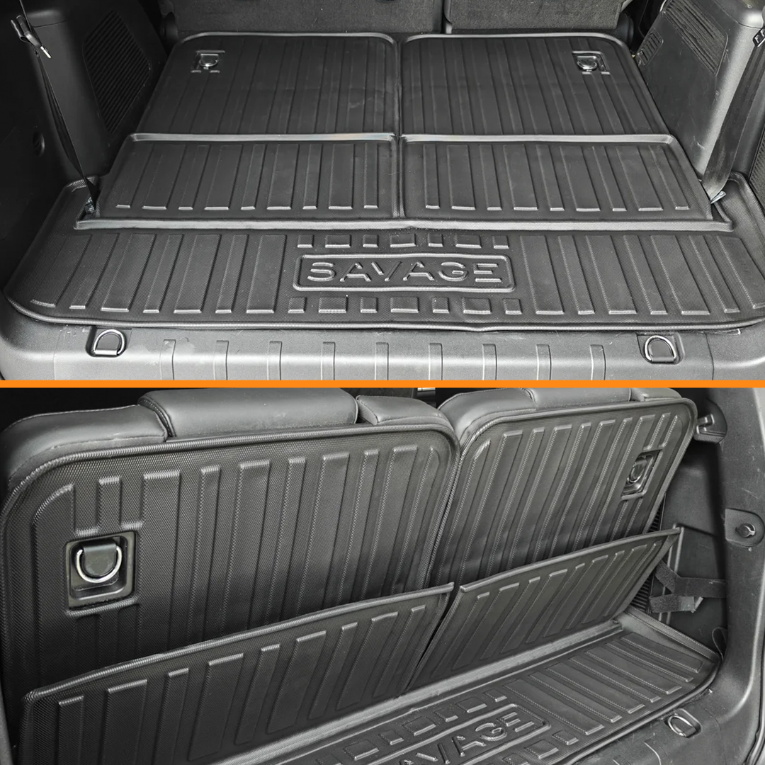 TANK 500 3D MOULDED FLOOR MATS FULL SET (4 rows)