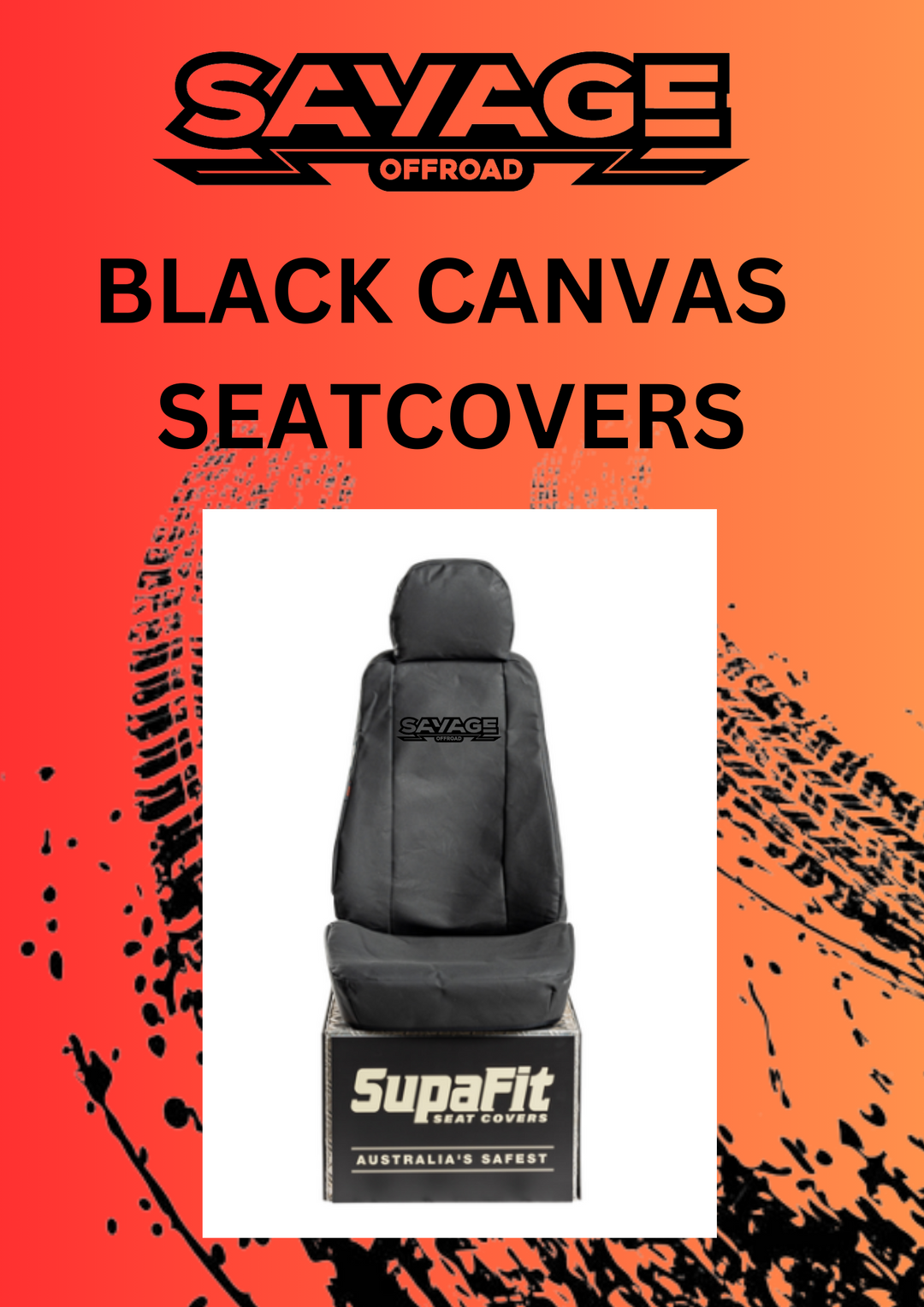 GWM CANNON SAVAGE OFFROAD CANVAS SEATCOVER SET