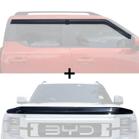 BYD SHARK 6 PREMIUM WEATHERSHIELD & BONNET PROTECTOR PACKAGE - Savage Tech Australia