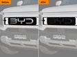 BYD SHARK 6 FRONT LOGO BLACKOUT COVER MATTE BLACK - savage tech Australia