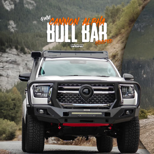 GWM ALPHA RAMPAGE HOOPED BULLBAR