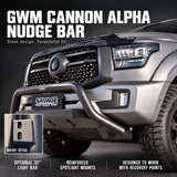 GWM ALPHA NUDGE BAR V2 ALLOY FRONT PROTECTION