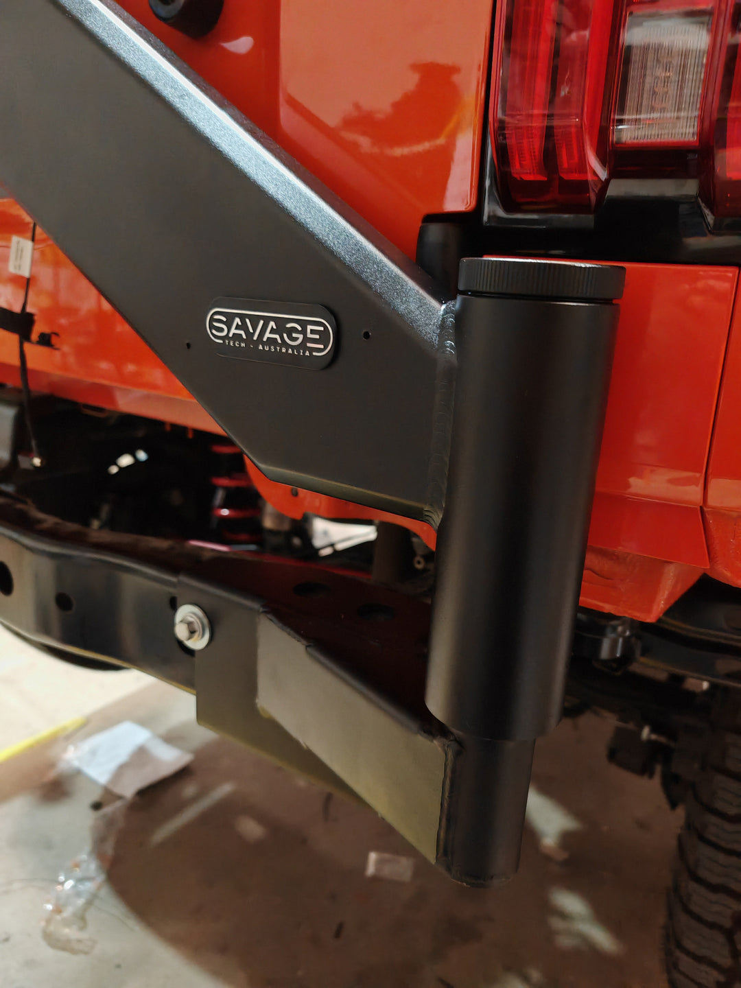 TANK 300 REAR TYRE CARRIER – Savage Tech Australia