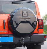 TANK 300 TYRE COVER WITH BLACK LOGO