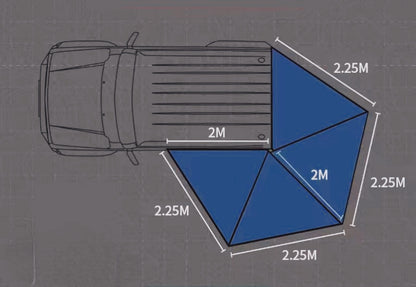 SAVAGE ROGUE 270° FREESTANDING AWNING 2M – ULTIMATE SHELTER FOR ADVENTURERS