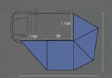 SAVAGE ROGUE 270XL FREESTANDING AWNING 2M – EXPANDED COVERAGE FOR MAXIMUM PROTECTION