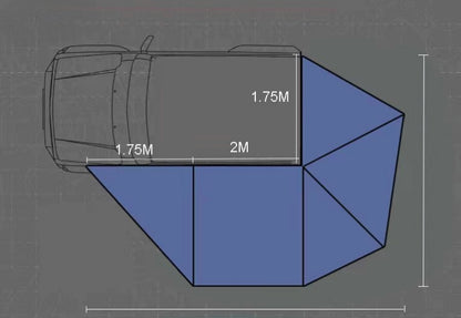 SAVAGE ROGUE 270XL FREESTANDING AWNING 2M – EXPANDED COVERAGE FOR MAXIMUM PROTECTION