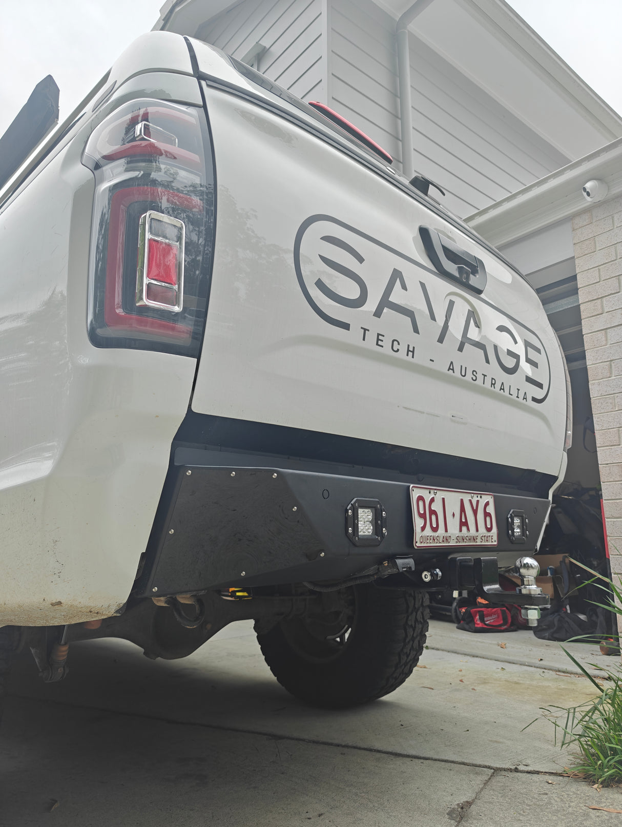 GWM CANNON SAVAGE VERT REAR BAR WITH TOW BAR