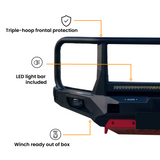 BYD SHARK 6 SAVAGE ATTACK HOOPED BULL BAR