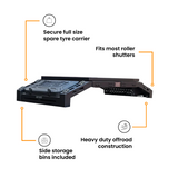 SAVAGE ROGUE TYRE/WHEEL CARRIER RACK WITH STORAGE PLATFORM