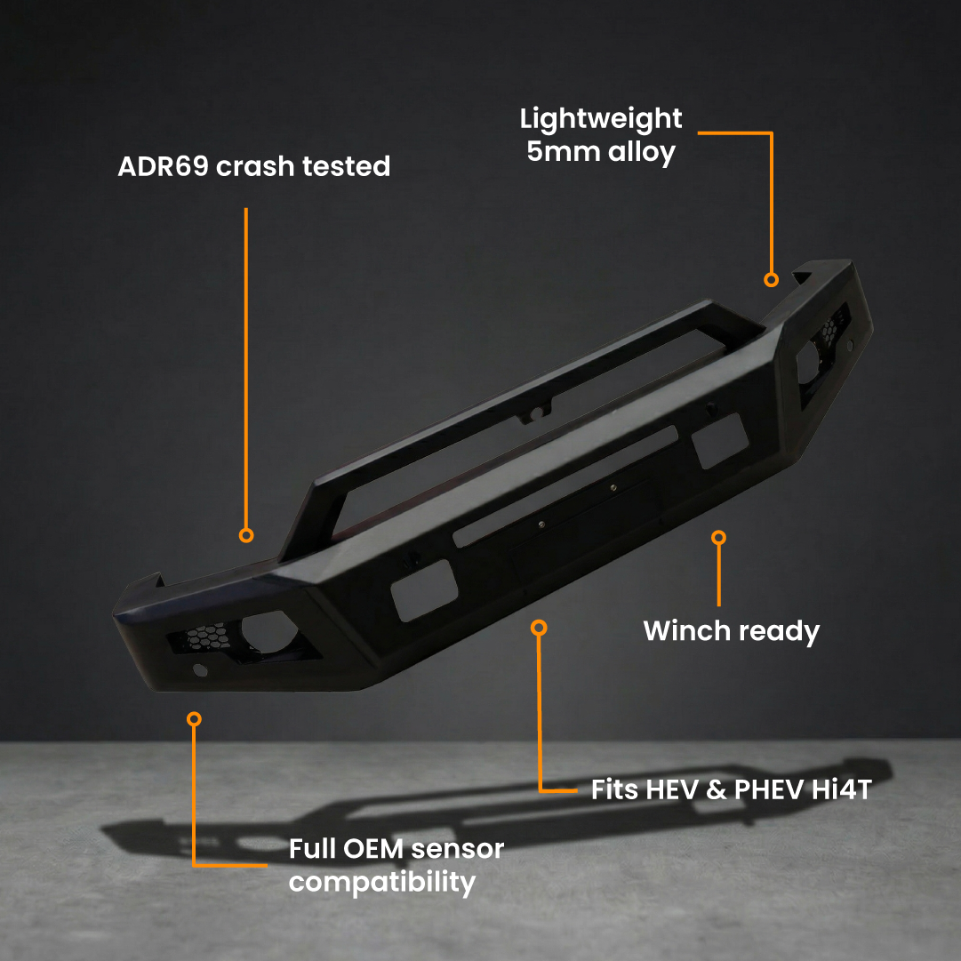 GWM TANK 500 ARMOUR FORGED HOOPLESS BULL BAR