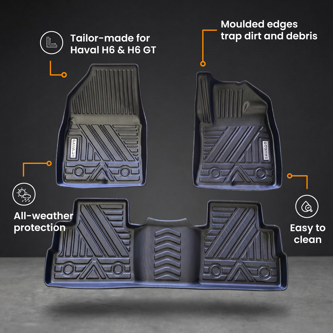 Haval H6 & H6 GT 3D Deep Floor Mats