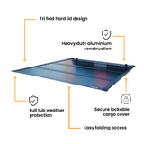 SAVAGE TRIFOLD STEALTH HARD LID COVER – BYD SHARK 6 TONNEAU