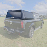 GWM Cannon Alpha with Savage Rogue flat pack aluminium canopy fitted v2, Savagetech.com.au