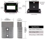 2x 50A ANDERSON PLUGS WITH FLUSH MOUNT & COVERS