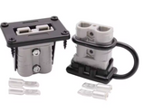 2x 50A ANDERSON PLUGS WITH FLUSH MOUNT & COVERS