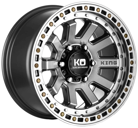 17x9 +12 - SNATCH LIGHT GUN METAL