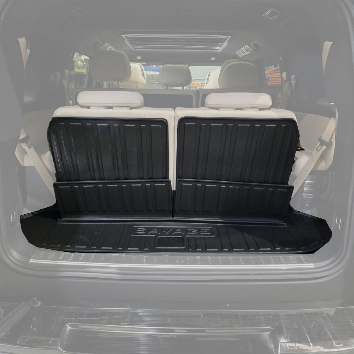 SAVAGE ALL WEATHER 3D MOULDED BOOT MAT DENZA B8 2026+ 7 SEATER = SAVAGE TECH AUSTRALIA