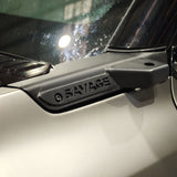 Denza B8 UHF antenna mount fitted to the guard in powder coated black- SAVAGETECH.COM.AU