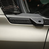Denza B8 UHF antenna mount fitted to the guard in powder coated black- SAVAGETECH.COM.AU