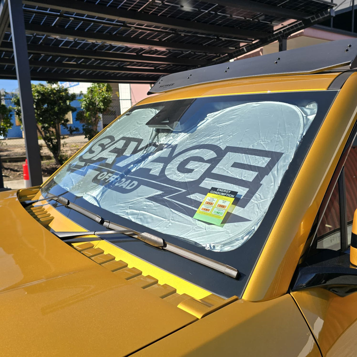 SAVAGE SUN SHADE WINDSCREEN VISOR DENZA B5 - savagetech.com.au