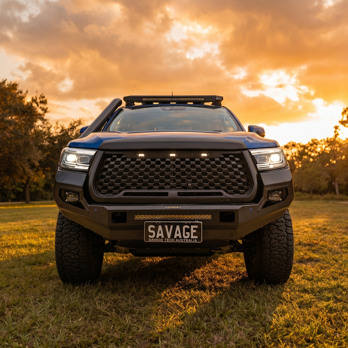 GWM CANNON GRILLE 2 WITH RADAR BRACKET 2020-2024