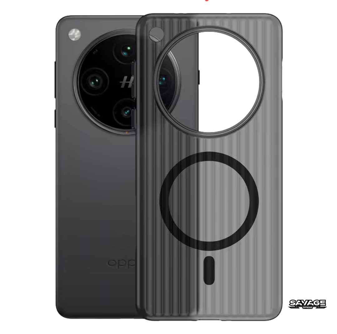 Oppo Find X8 Pro Case - MagSafe Compatible (Clear/Black Matte)