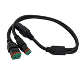 2-PIN DEUTSCH SPLITTER FOR SPOTLIGHS & WORKLIGHTS Y ADAPTOR