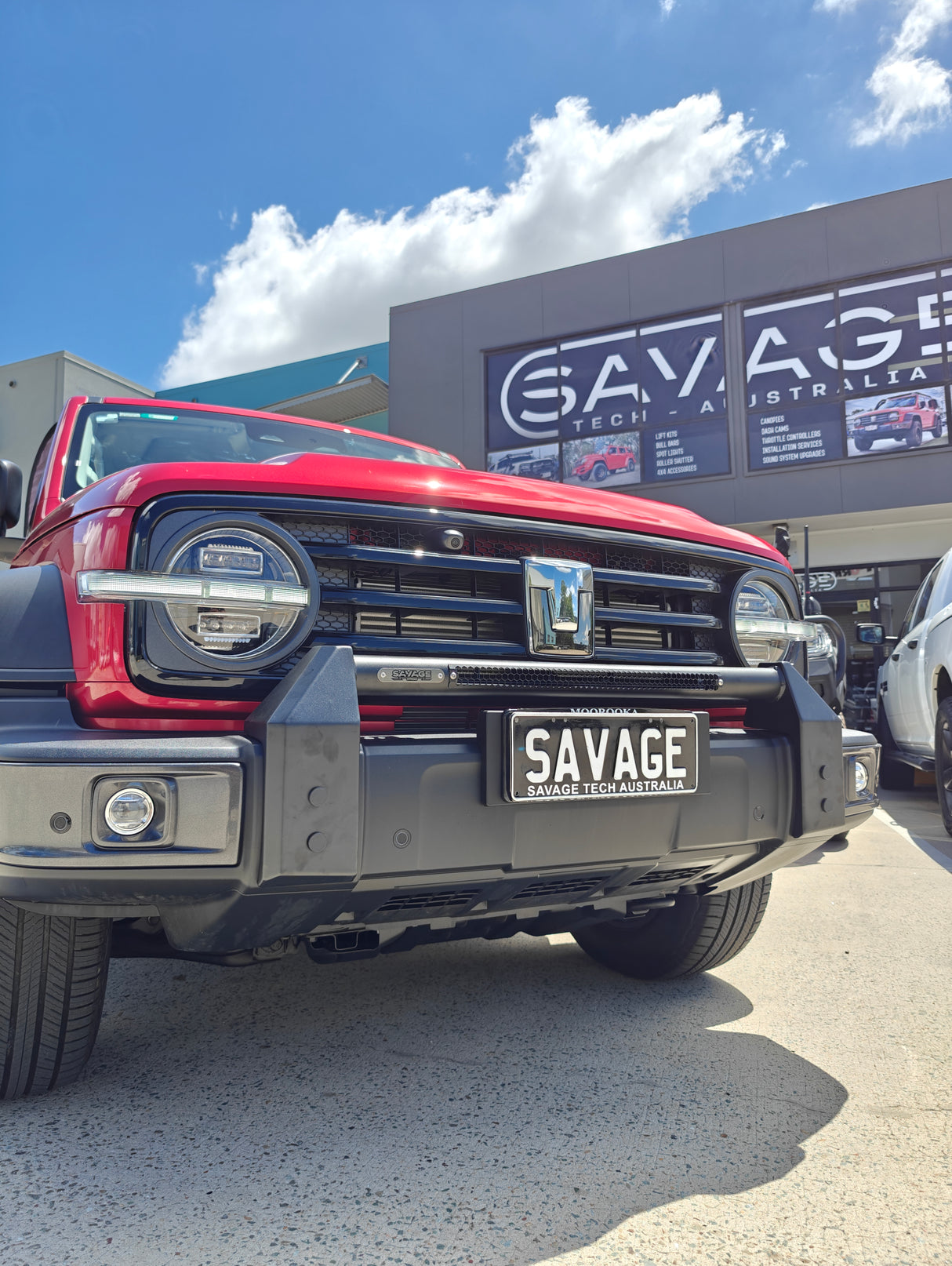 SAVAGE IMPACT NUDGE BAR (OPTIONAL LIGHT BAR AVAILABLE)