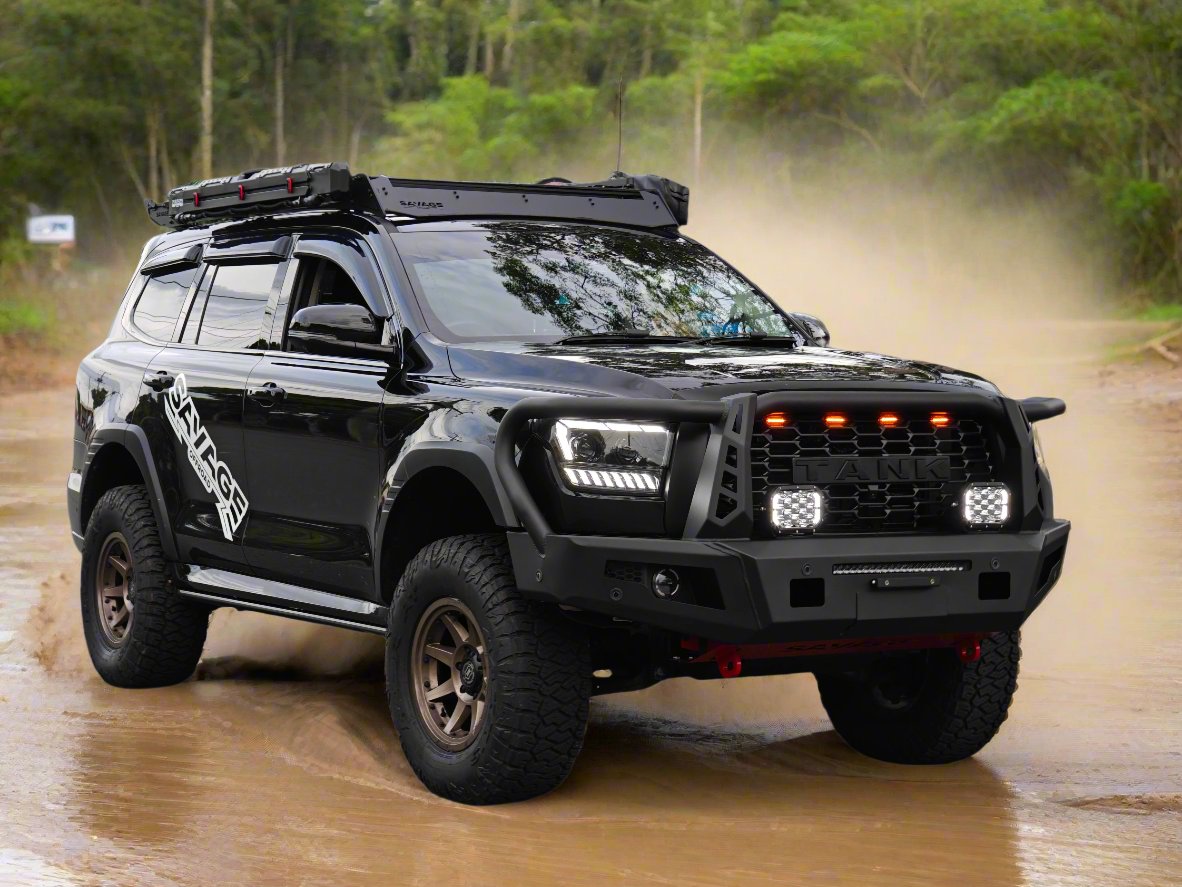 GWM TANK 500 ARMOUR FORGED BULLBAR (HOOPED) – Savage Tech Australia