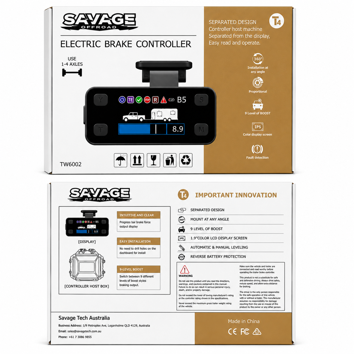 SAVAGE BRAKE CONTROLLER | Fits BYD Shark 6, Denza & More - Savage tech Australia