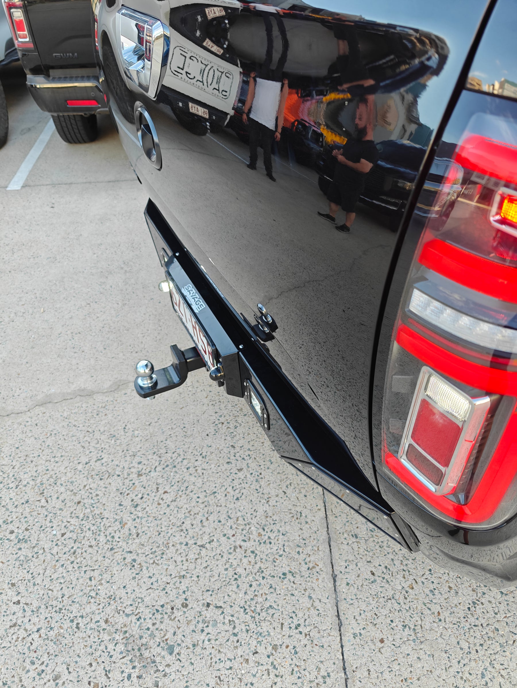 GWM CANNON SAVAGE VERT REAR BAR WITH TOWBAR Savage Tech Australia