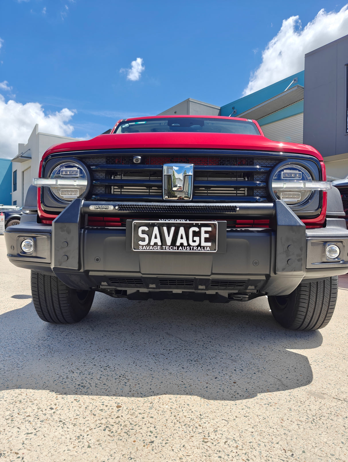SAVAGE IMPACT NUDGE BAR (OPTIONAL LIGHT BAR AVAILABLE)