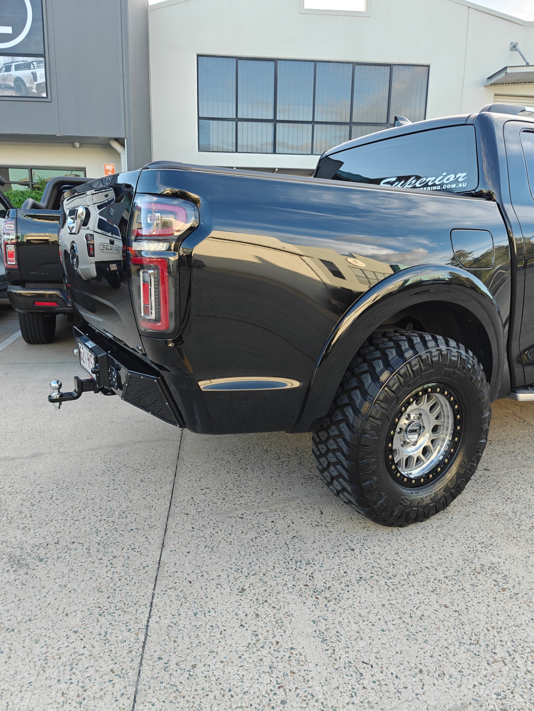 GWM CANNON SAVAGE VERT REAR BAR WITH TOWBAR Savage Tech Australia