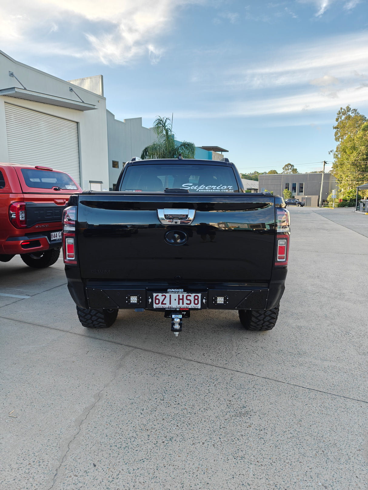 GWM CANNON SAVAGE VERT REAR BAR WITH TOW BAR