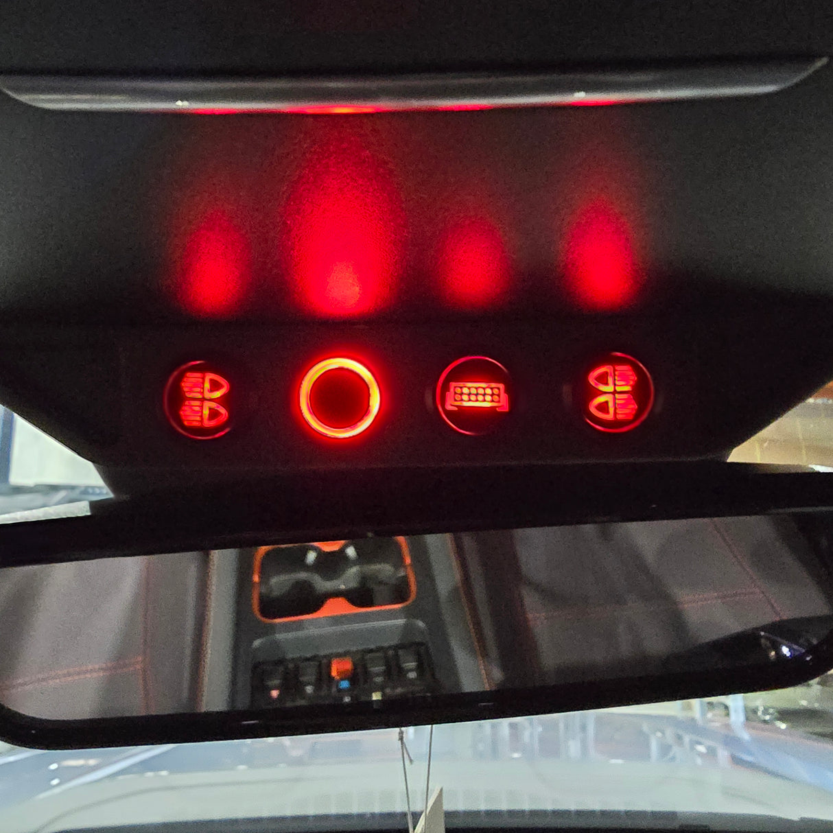BYD SHARK 6 ROOF CONSOLE SWITCH PANEL