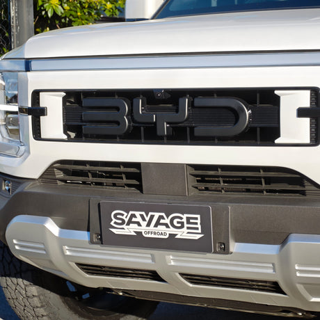 BYD Shark 6 Front Logo Blackout Cover - Savage Tech Australia
