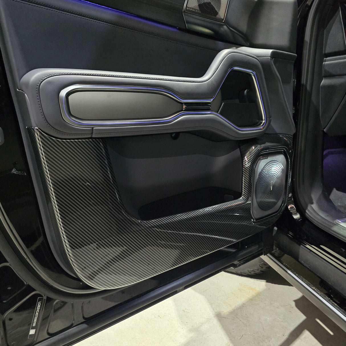 CARBON SERIES DOOR CARD SCUFF PROTECTORS  DENZA B8 2026+