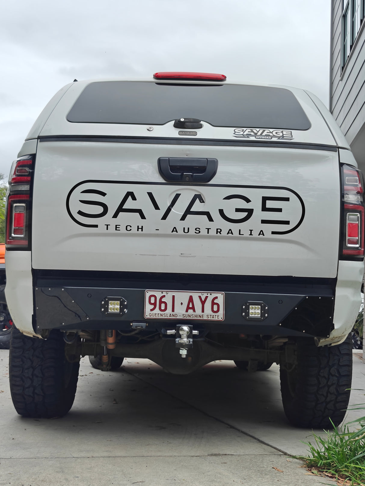GWM CANNON SAVAGE VERT REAR BAR WITH TOW BAR