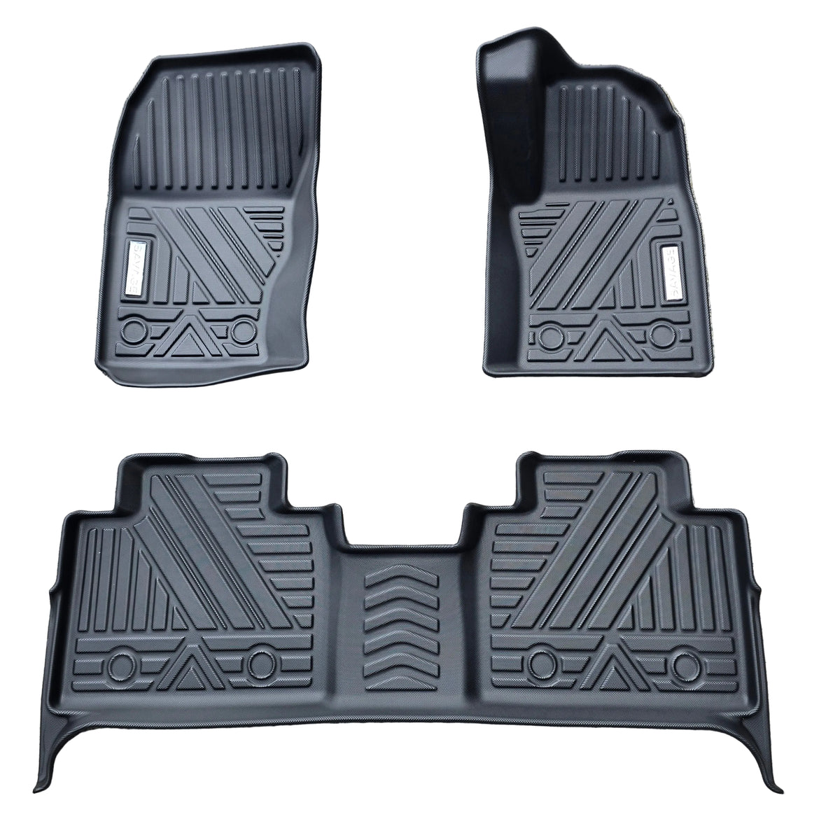 GWM TANK 500 PHEV HI4T 3D MOULDED FLOOR MATS FULL SET 5 SEATER 2 ROWS